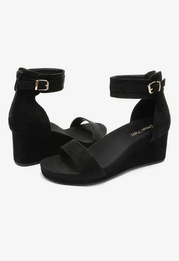 Ankle Strap Platform Wedge Heel Sandal - Image 4