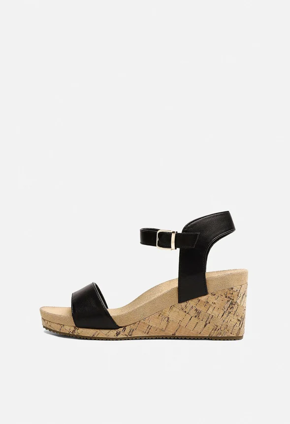 Ankle Strap Platform Wedge Heel Sandal - Image 3