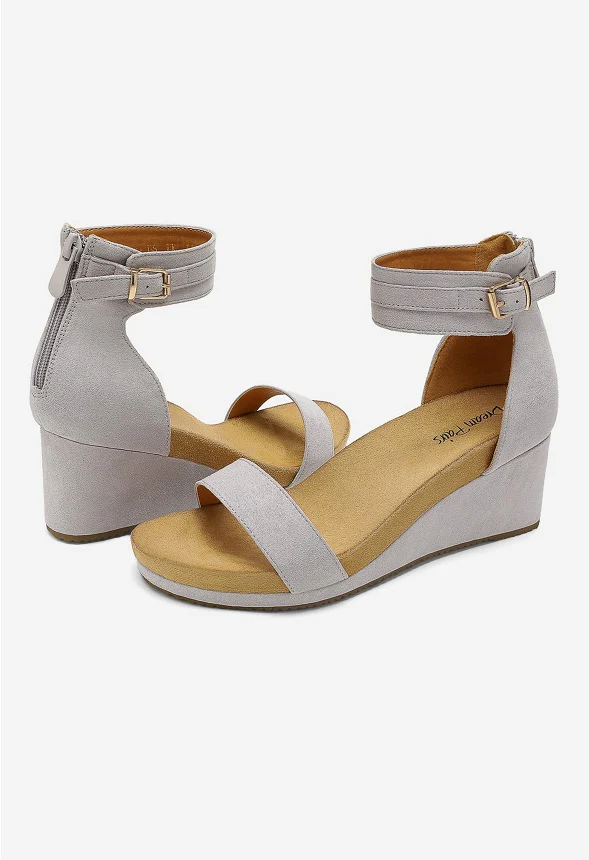 Ankle Strap Platform Wedge Heel Sandal - Image 3