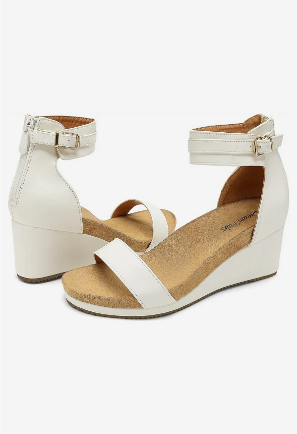 Ankle Strap Platform Wedge Heel Sandal - Image 3