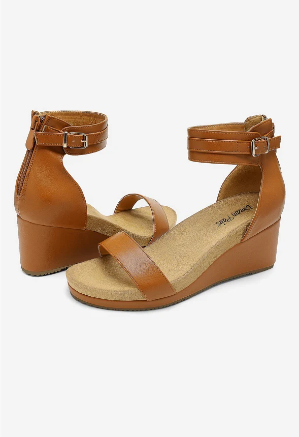 Ankle Strap Platform Wedge Heel Sandal - Image 3