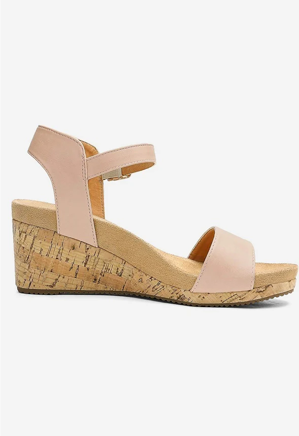 Ankle Strap Platform Wedge Heel Sandal - Image 2