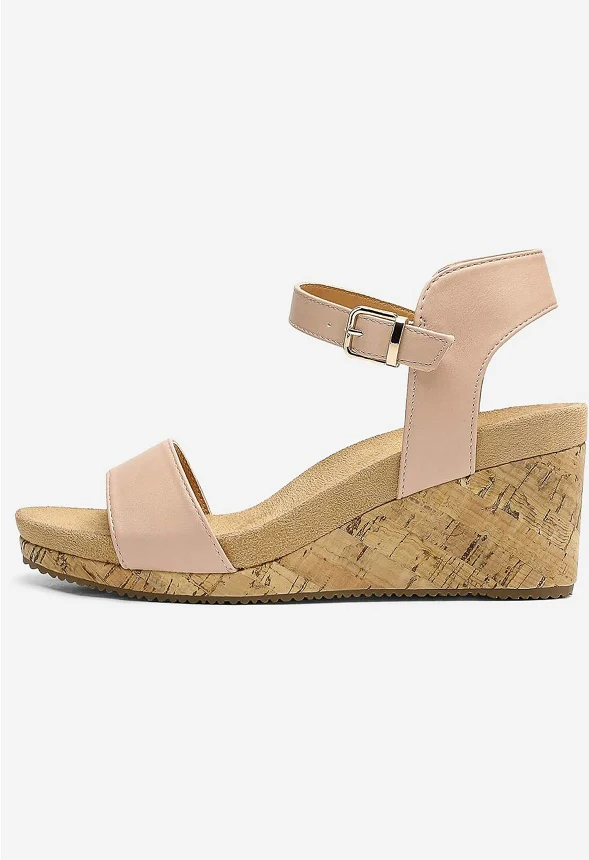 Ankle Strap Platform Wedge Heel Sandal - Image 3
