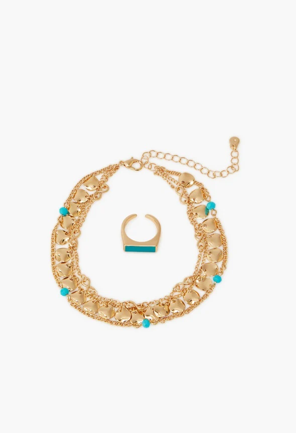 Anklet And Toe Ring Set - Image 3