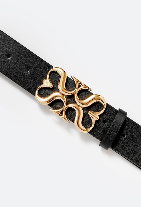 Ann Geometric Buckle Jeans Belt - Image 3