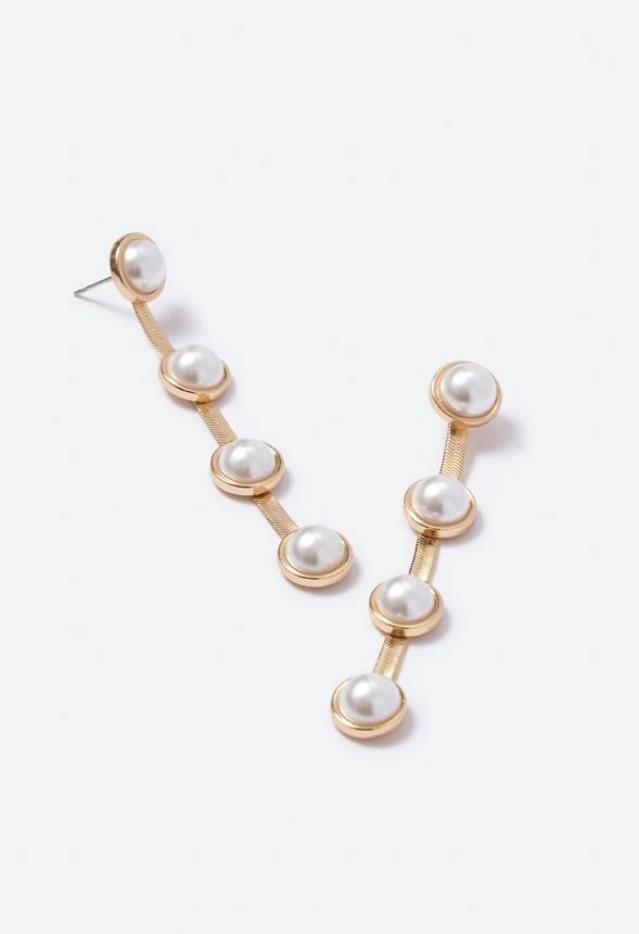 Anya Pearl Drop Earrings - Image 3