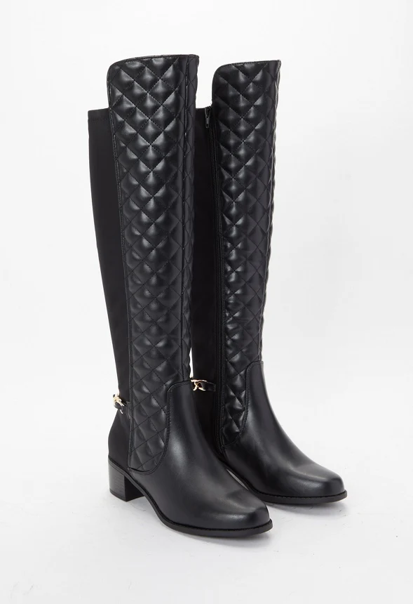 Argo Quilted Riding Boot - Image 2