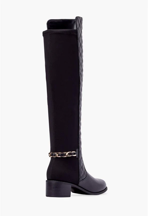 Argo Quilted Riding Boot - Image 3