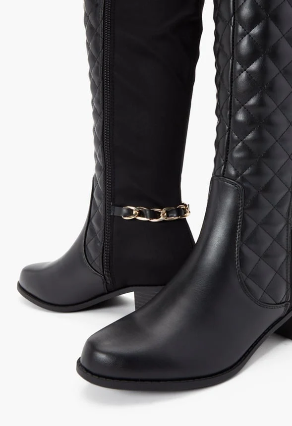 Argo Quilted Riding Boot - Image 4