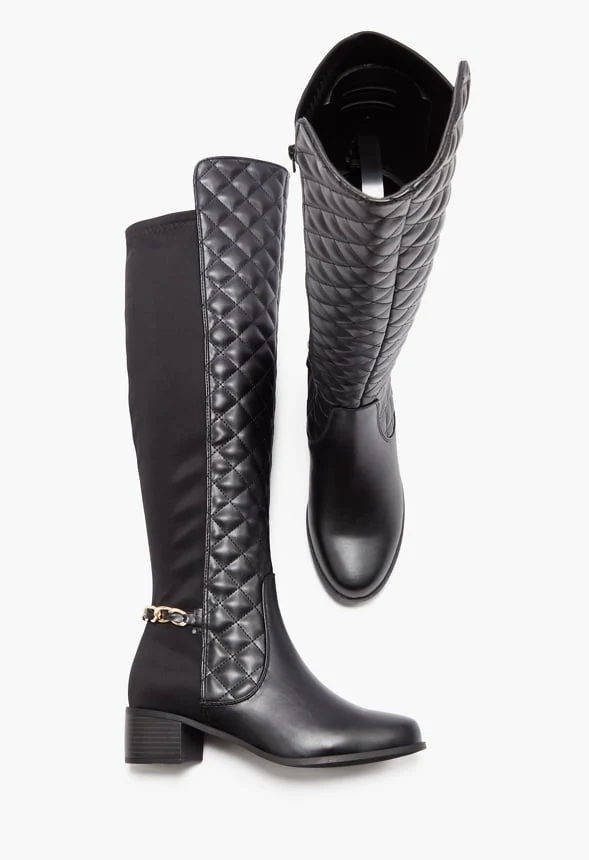 Argo Quilted Riding Boot - Image 5