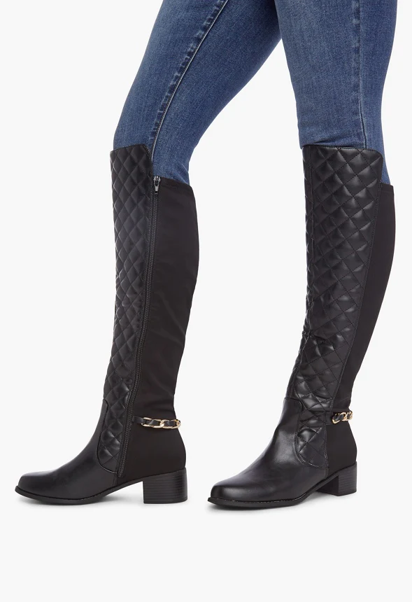 Argo Quilted Riding Boot - Image 6