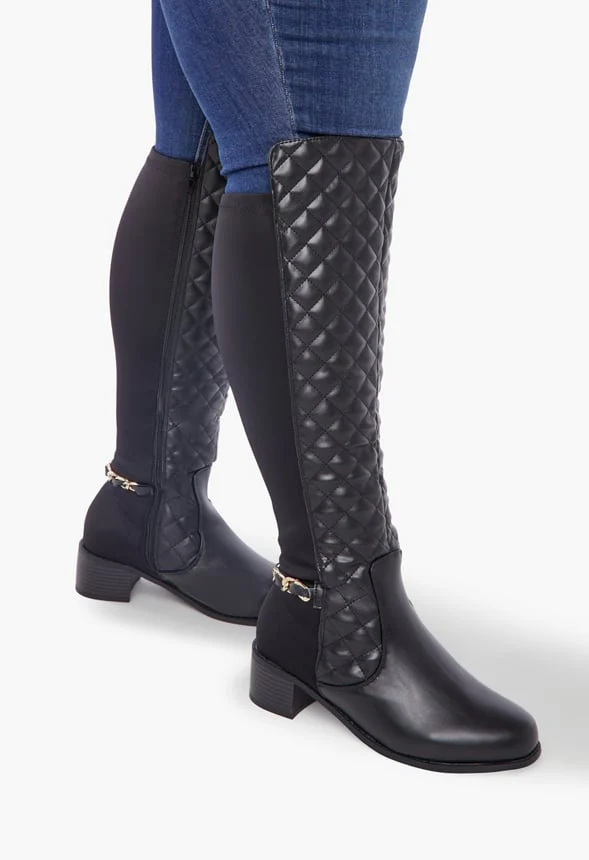 Argo Quilted Riding Boot - Image 7