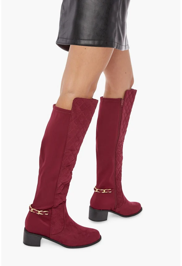 Argo Quilted Riding Boot - Image 5