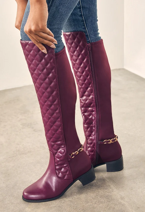 Argo Quilted Riding Boot - Image 2