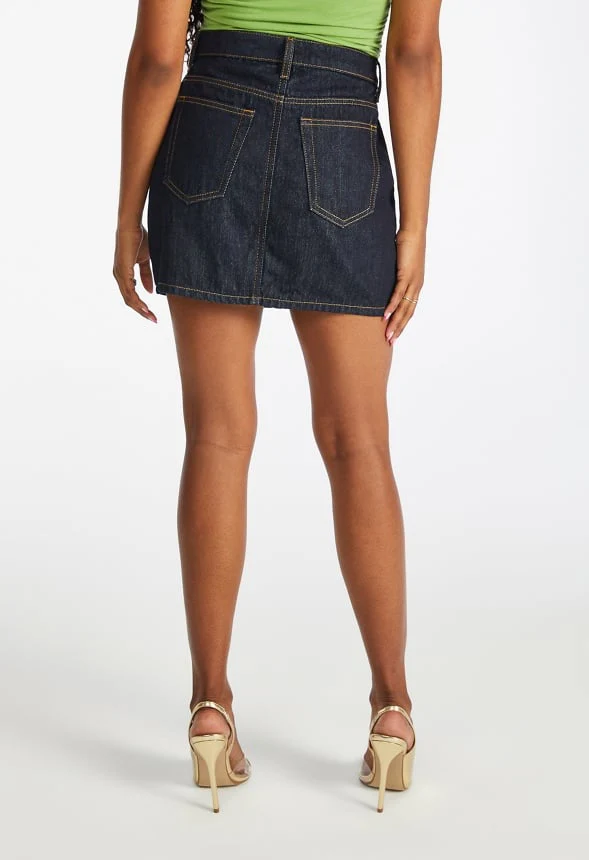 Ari Denim Mini Skirt - Image 2