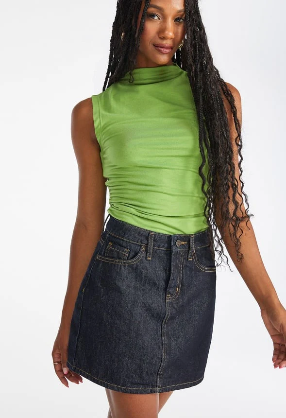 Ari Denim Mini Skirt - Image 3