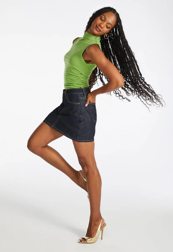 Ari Denim Mini Skirt - Image 4