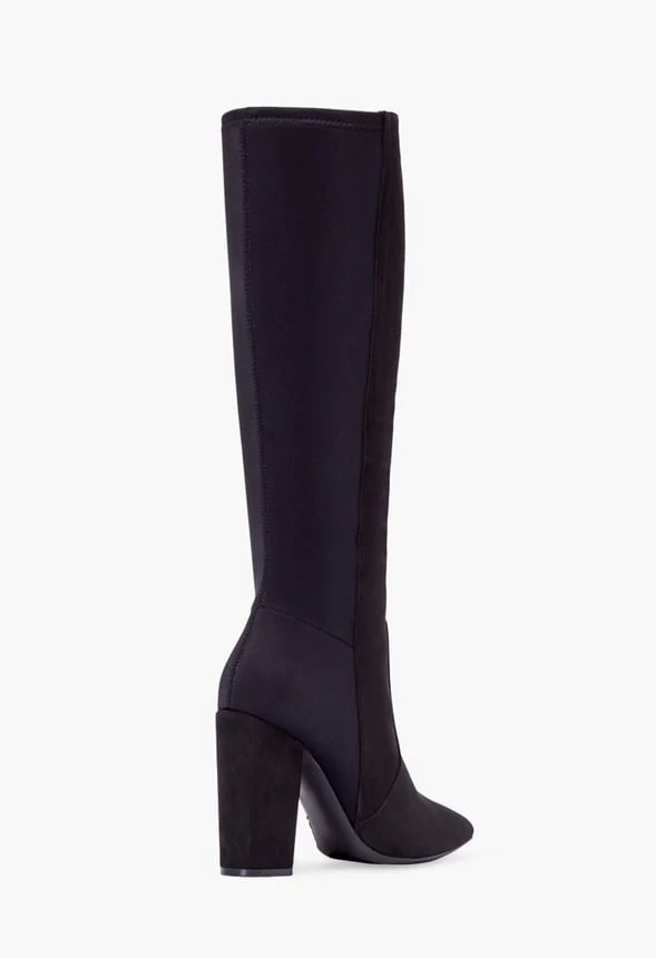 Arlette Block Heeled Boot - Image 4