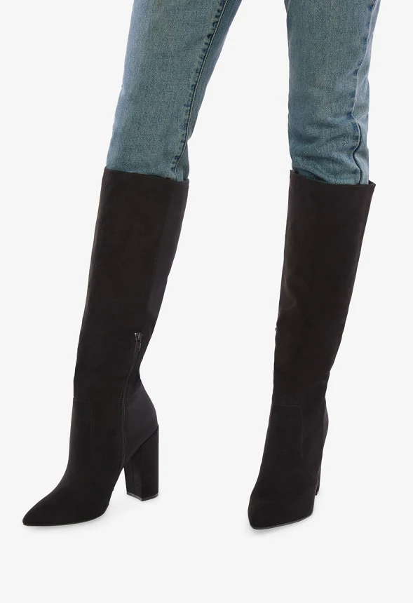 Arlette Block Heeled Boot - Image 7