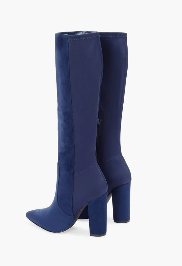 Arlette Block Heeled Boot - Image 5