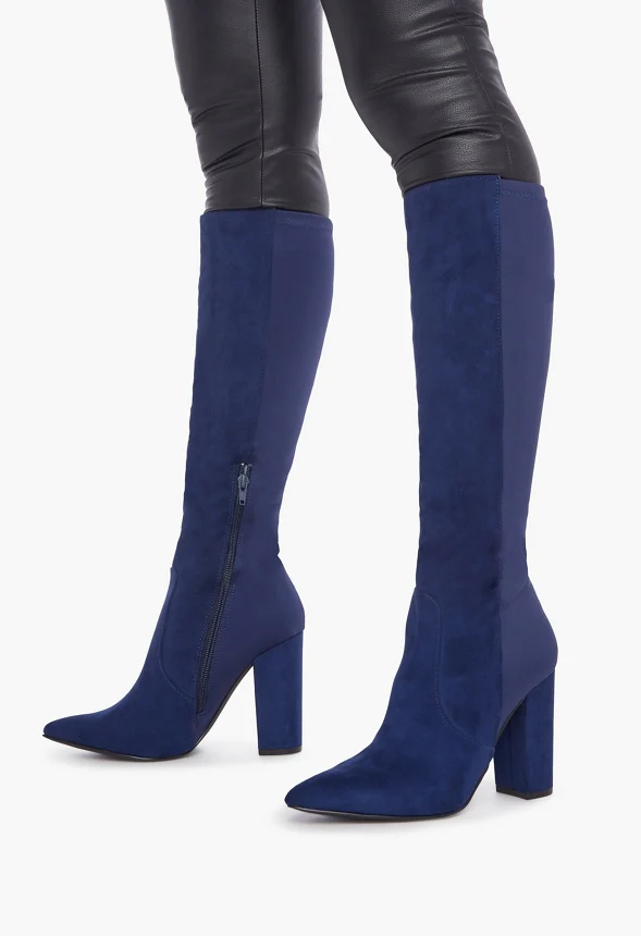 Arlette Block Heeled Boot - Image 6