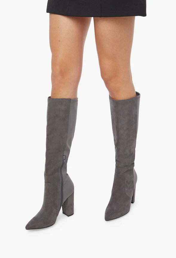 Arlette Block Heeled Boot - Image 5