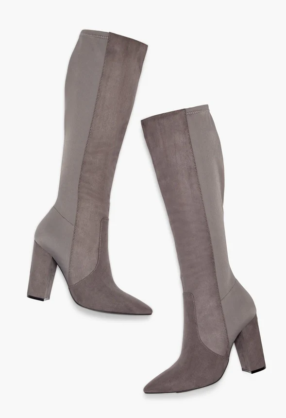Arlette Block Heeled Boot - Image 6