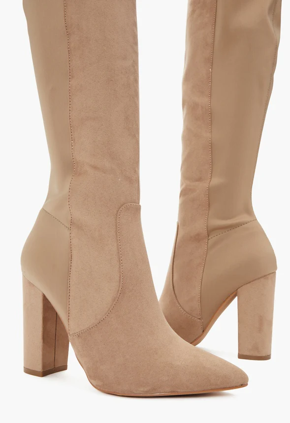 Arlette Block Heeled Boot - Image 4