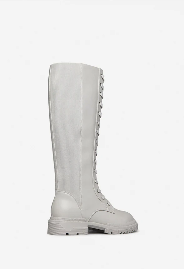 Arlette Lace-Up Flat Boot - Image 4
