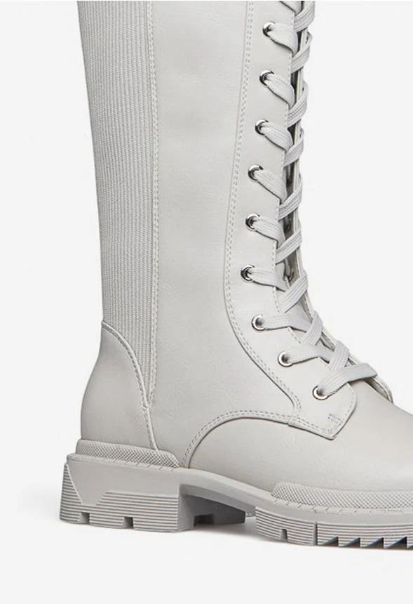 Arlette Lace-Up Flat Boot - Image 5