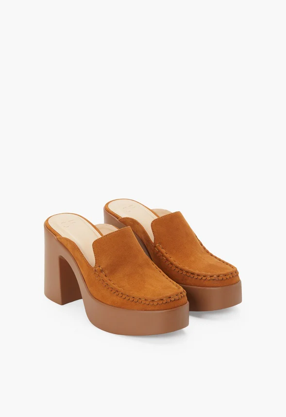 Armistice Heeled Mule Loafer - Image 2