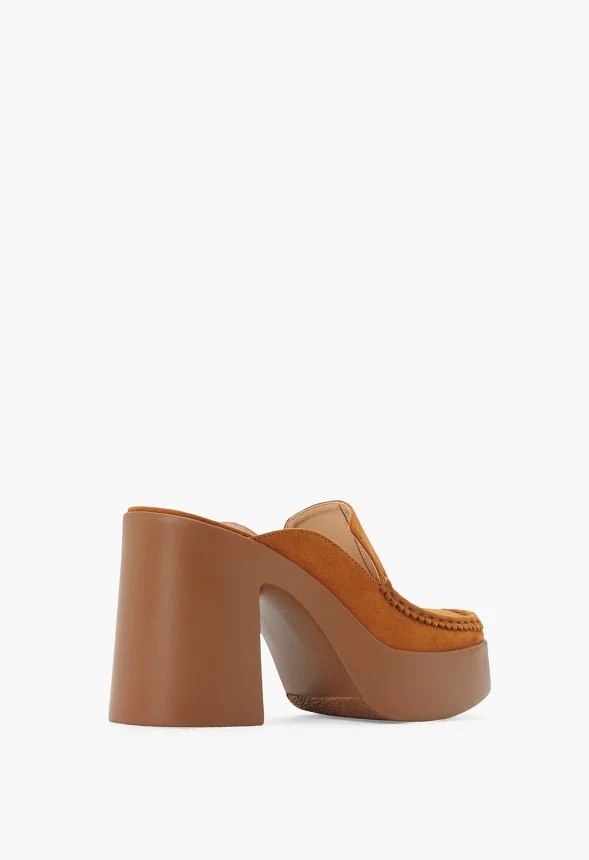 Armistice Heeled Mule Loafer - Image 3