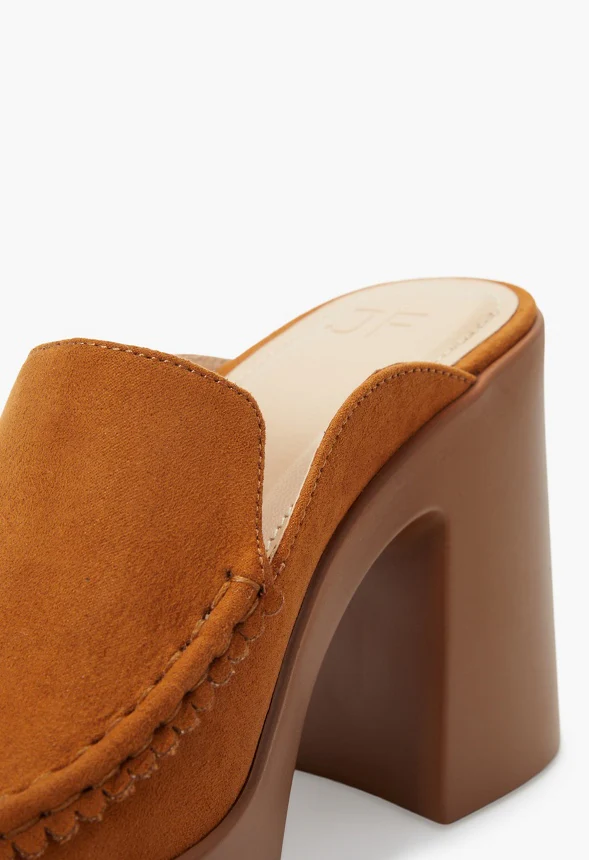 Armistice Heeled Mule Loafer - Image 4
