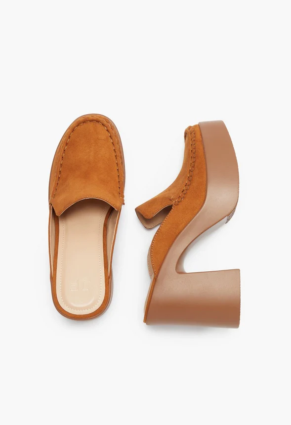 Armistice Heeled Mule Loafer - Image 6