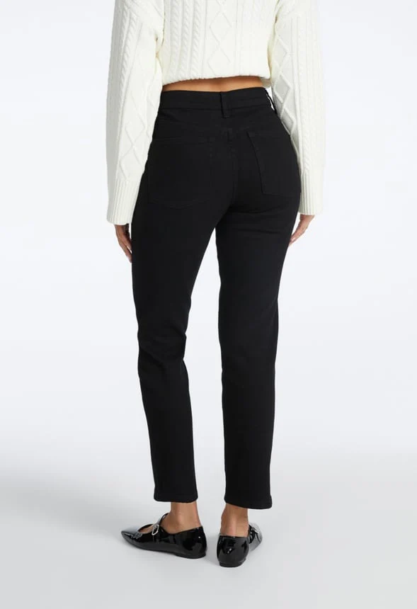 Asher Mid Rise Comfort Ankle Straight Jean - Image 2
