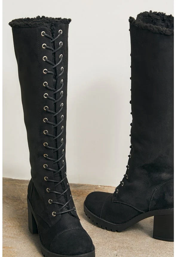 Asher Sherpa-Lined Lace-Up Boot - Image 4
