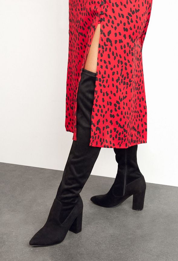 Aubriana Over-the-Knee Heeled Boot - Image 6