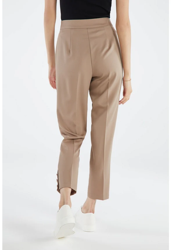 Audrey Buttoned Down Hem Trousers - Image 2