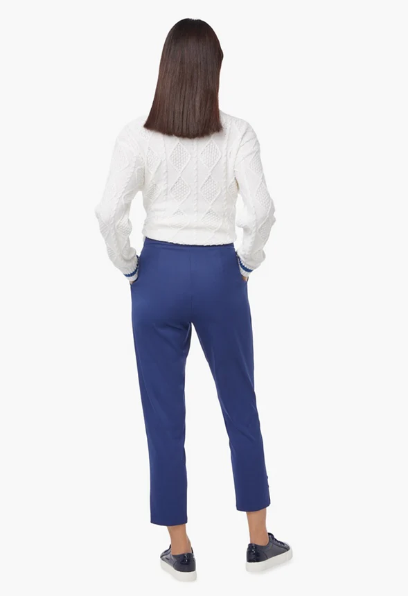 Audrey Buttoned Down Hem Pants - Image 3