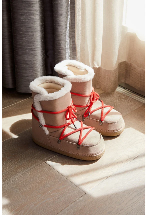 Avery Shearling Lace-up Boot - Image 2