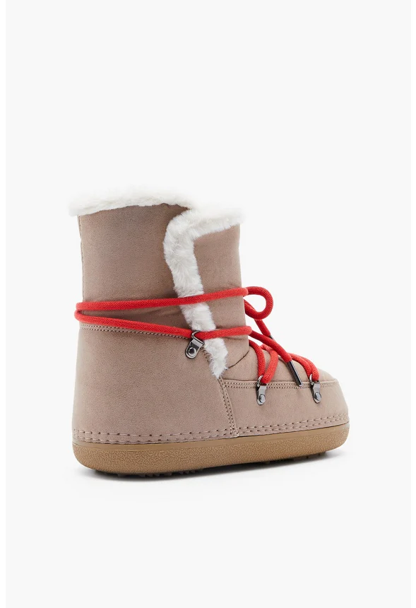 Avery Shearling Lace-up Boot - Image 3