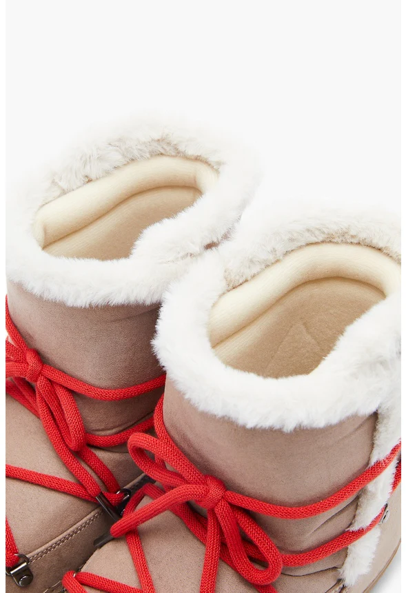 Avery Shearling Lace-up Boot - Image 4