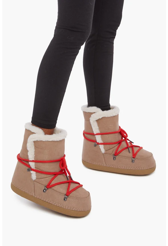 Avery Shearling Lace-up Boot - Image 5