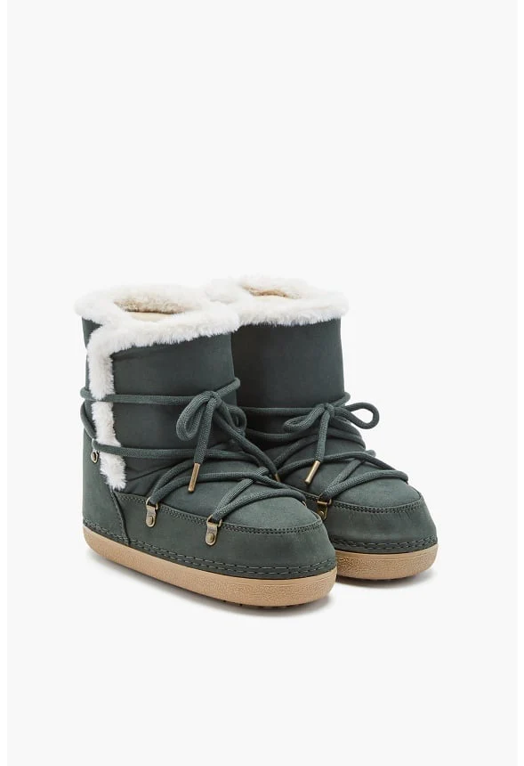 Avery Shearling Lace-up Boot - Image 2