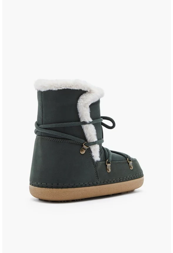 Avery Shearling Lace-up Boot - Image 3