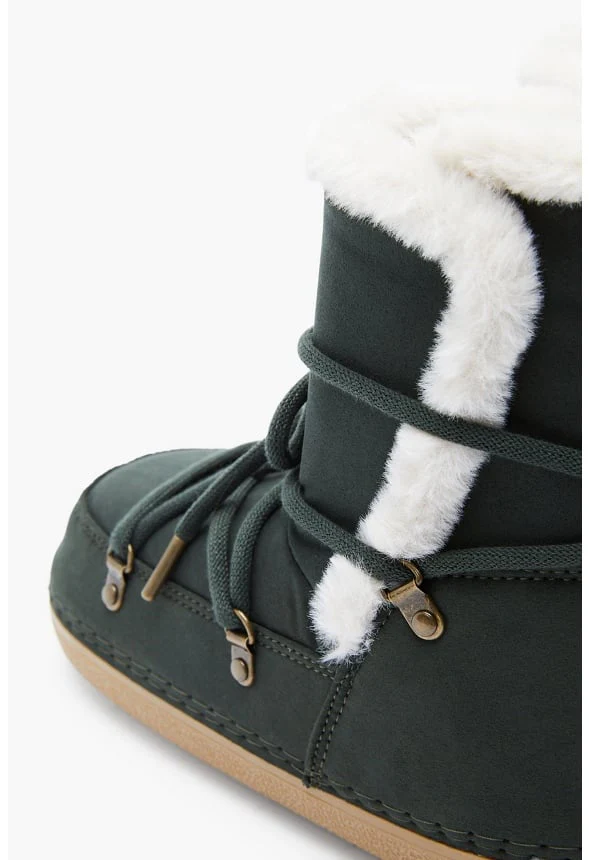 Avery Shearling Lace-up Boot - Image 4