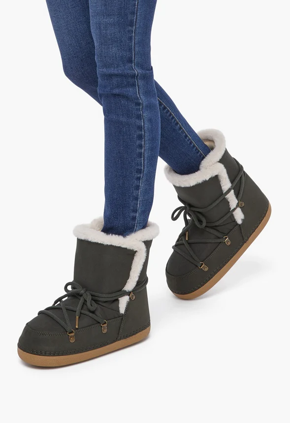 Avery Shearling Lace-up Boot - Image 5