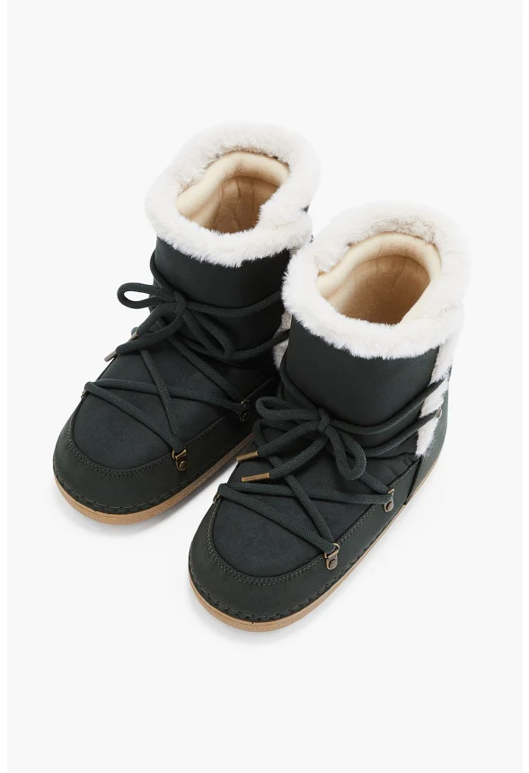 Avery Shearling Lace-up Boot - Image 6