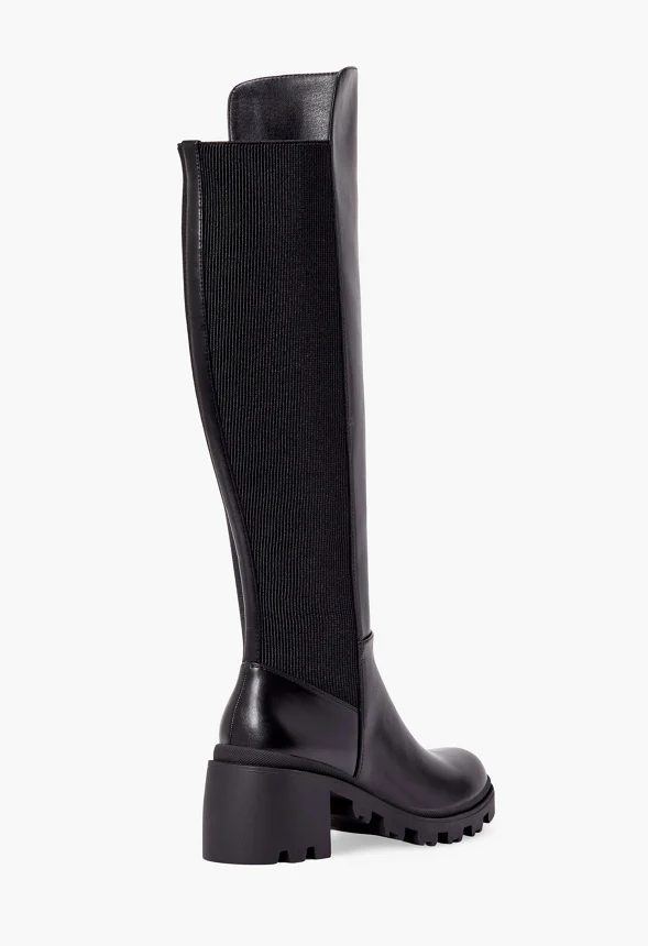 Ayden Chunky Block Heeled Boot - Image 5