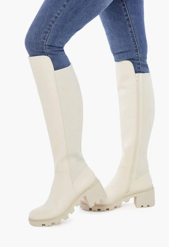 Ayden Chunky Block Heeled Boot - Image 2